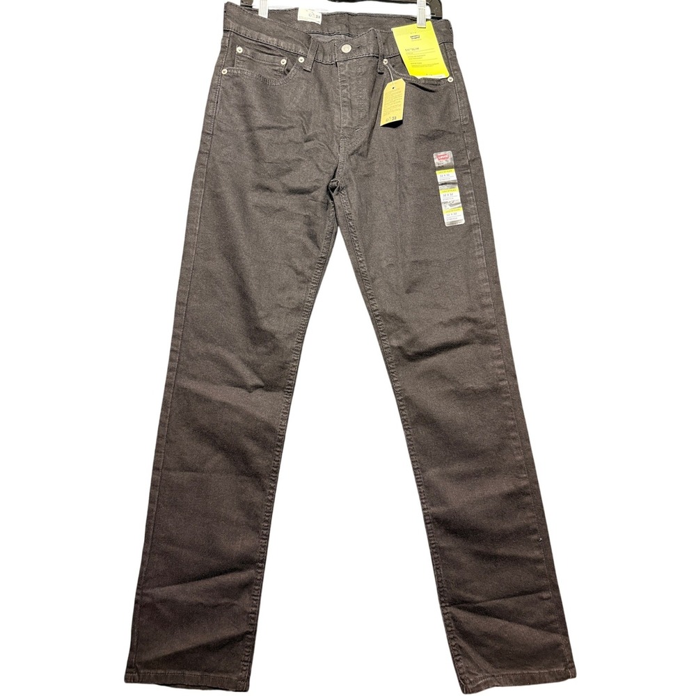 Levi's 511 Slim Jeans Mens 32x32 Gray Stretch Denim 04511-1907